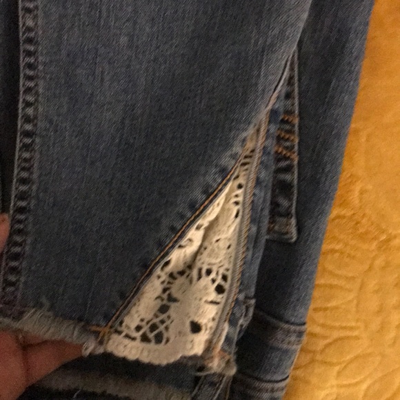 Hollister Crop Lace Jeans 👖💞💝🍂🍁 - Picture 3 of 4